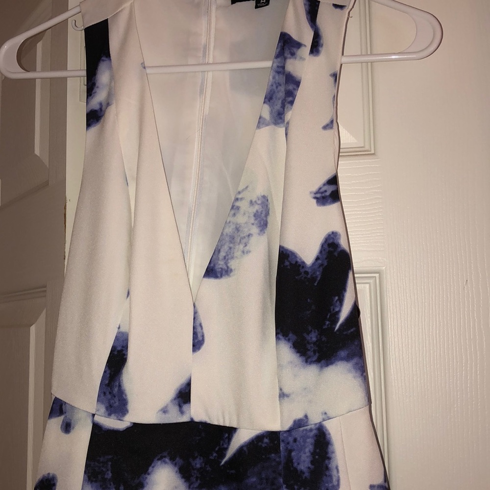 Black purple and white lulu dress - Picture 2 of 3